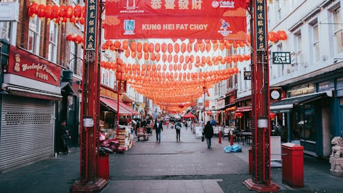 Sign on the Entrance Gate to Chinatown