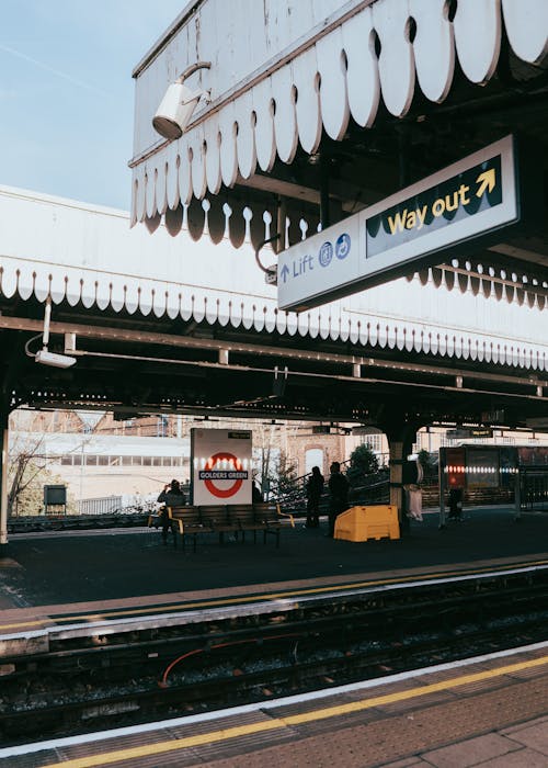 Railway Platform in London 