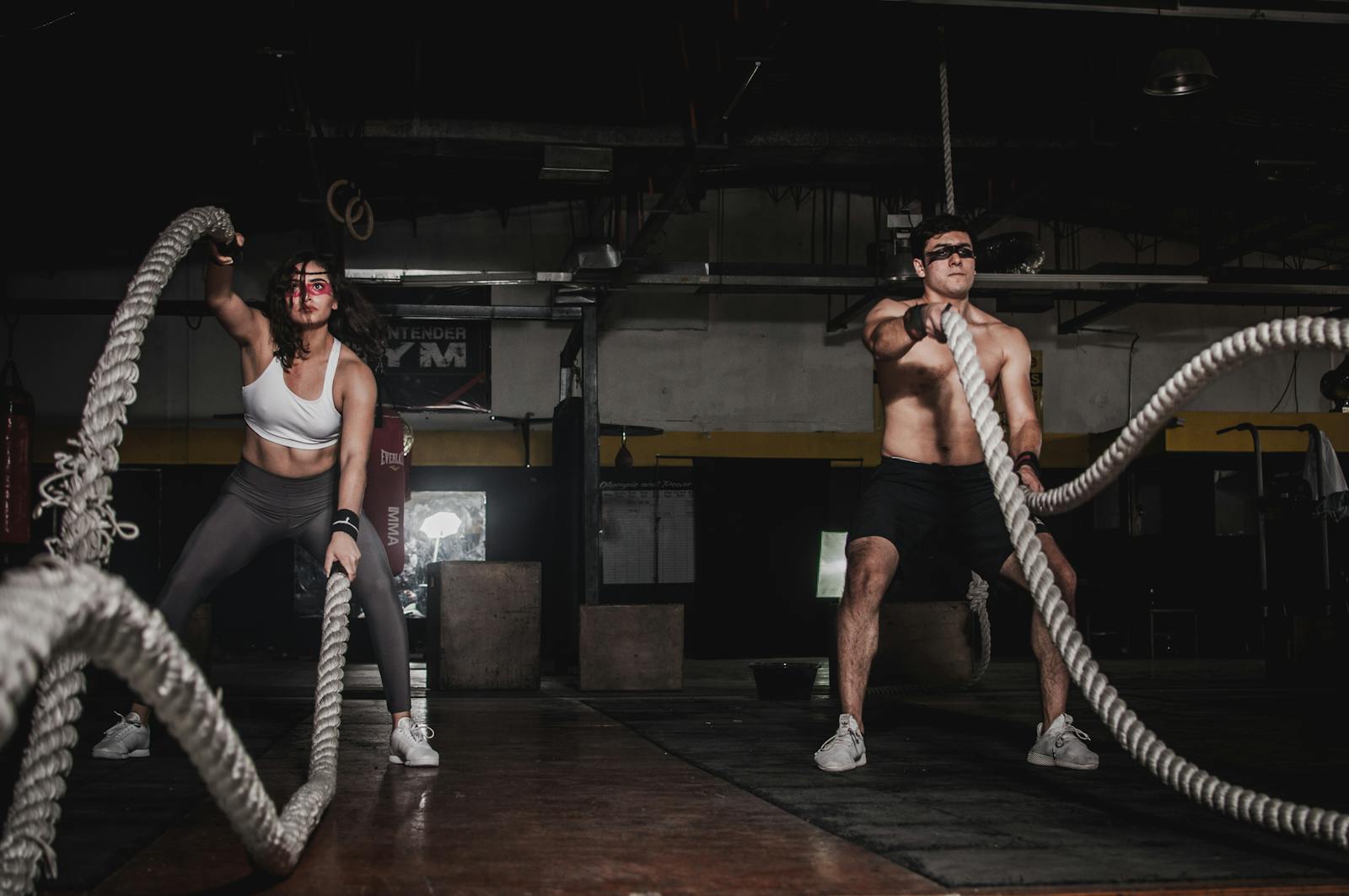 Fitness training session