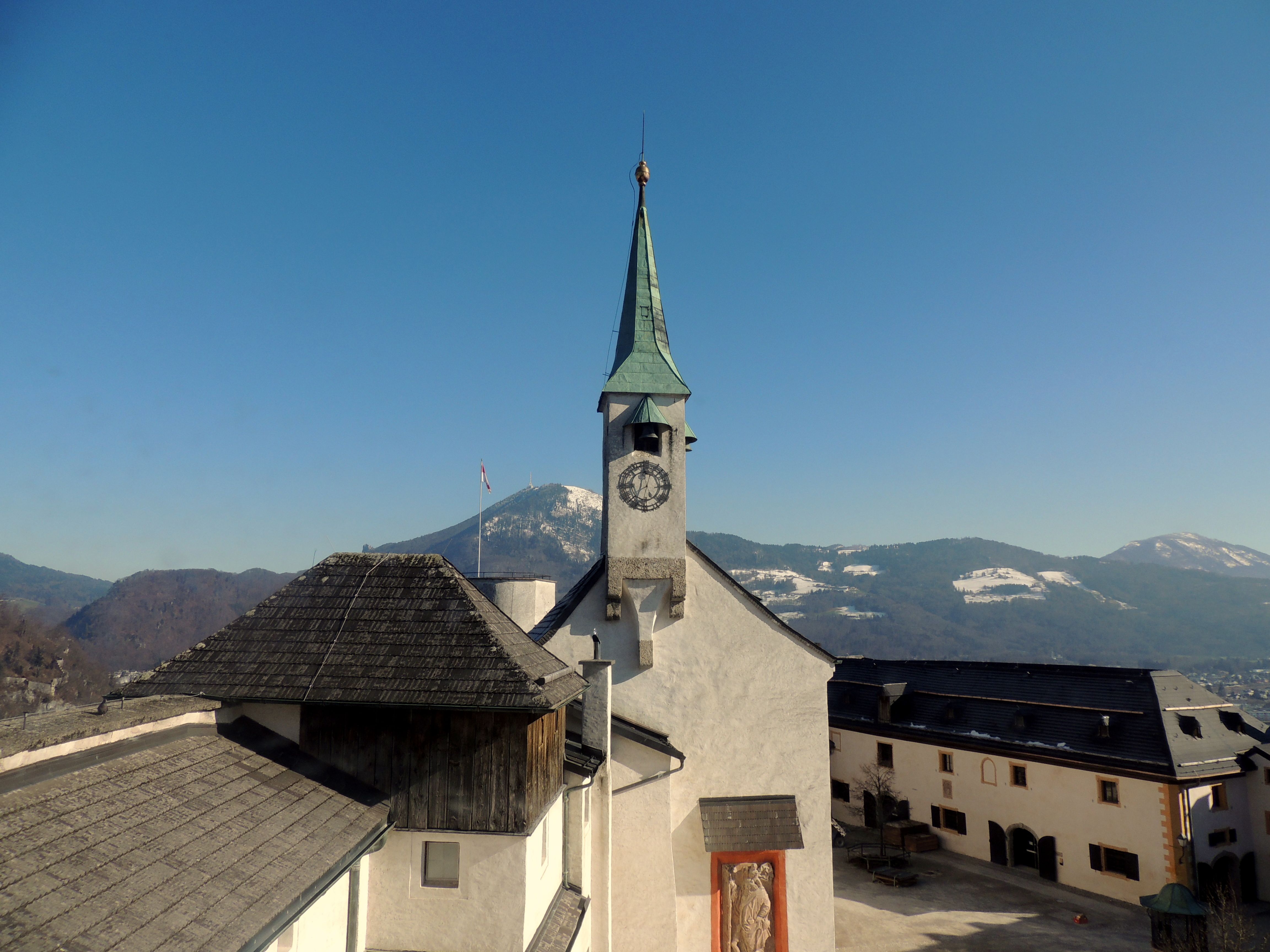 A Building in Mountains · Free Stock Photo