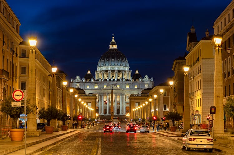 Saint Peter Church At Night