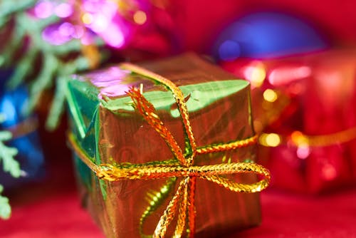 Closeup Photography of Gift Box