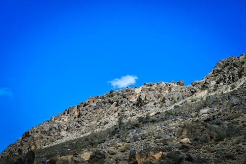 Foto profissional grátis de céu azul, espaço do texto, formação rochosa