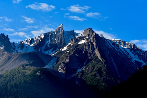 Clear Sky over Mountains