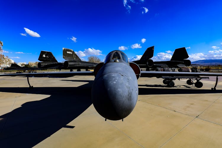 Head Of A Military Plane