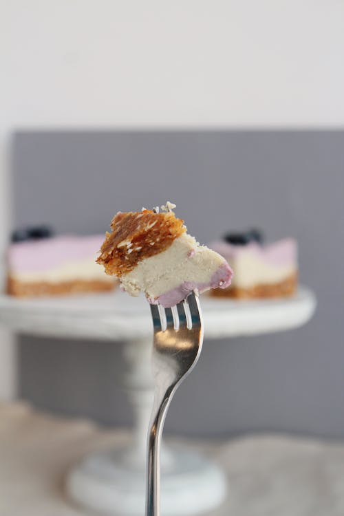 Fork with Creamy Pastry