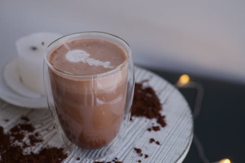 Gratis stockfoto met cappuccino, drinken, drinkglas