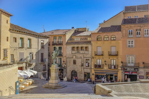 Photo of a Square in Segovia, Spain