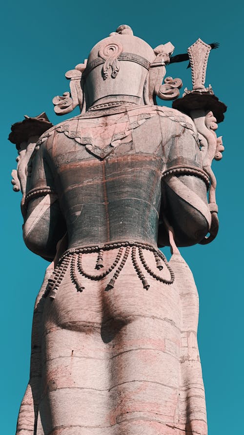 Back View of a Monument in India
