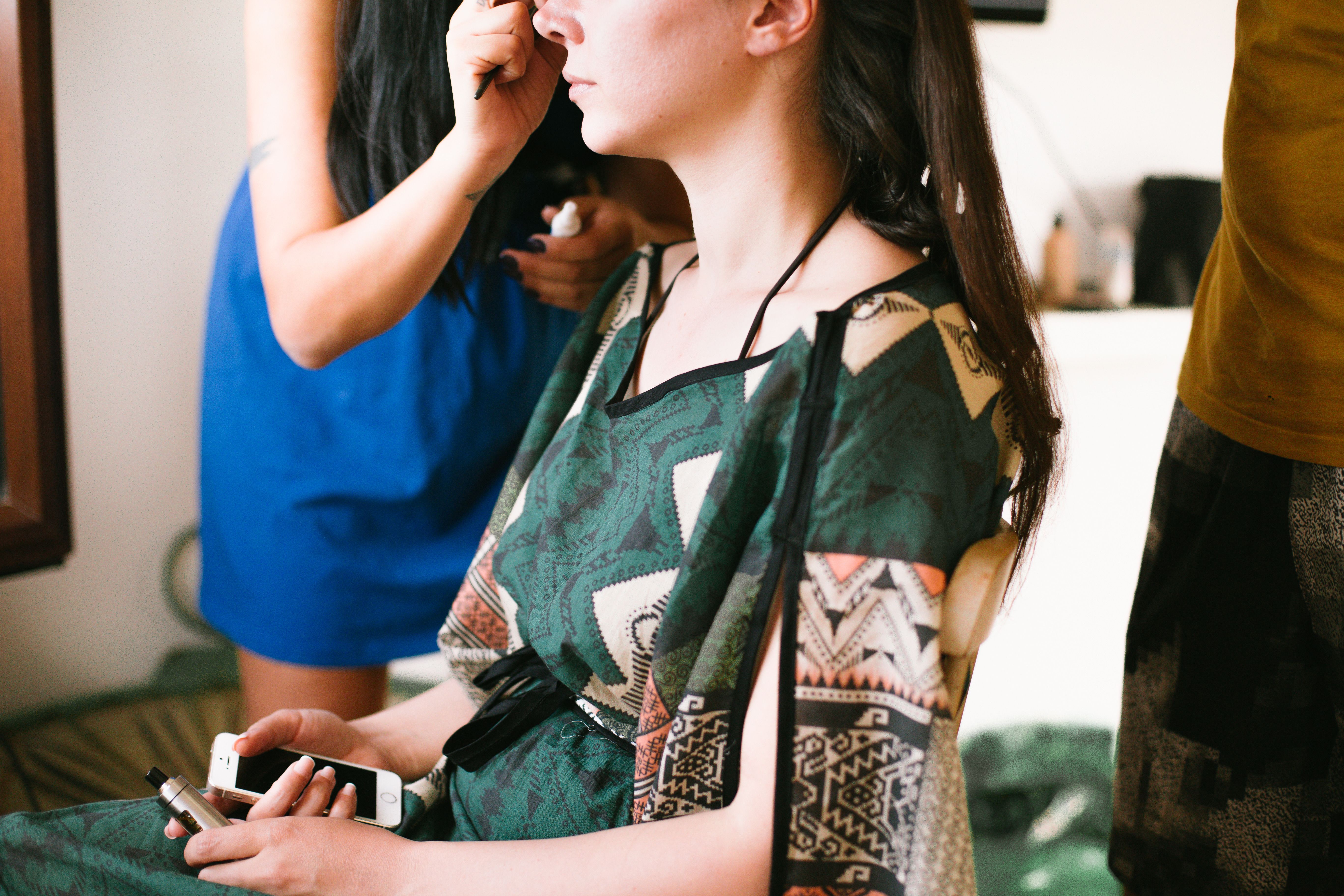 Charlotte Tilbury editorial runway makeup backstage