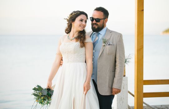 Free stock photo of affection, bride, elegant