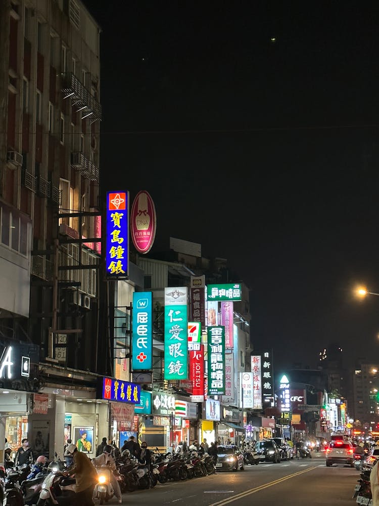 Street Signs In Taiwan