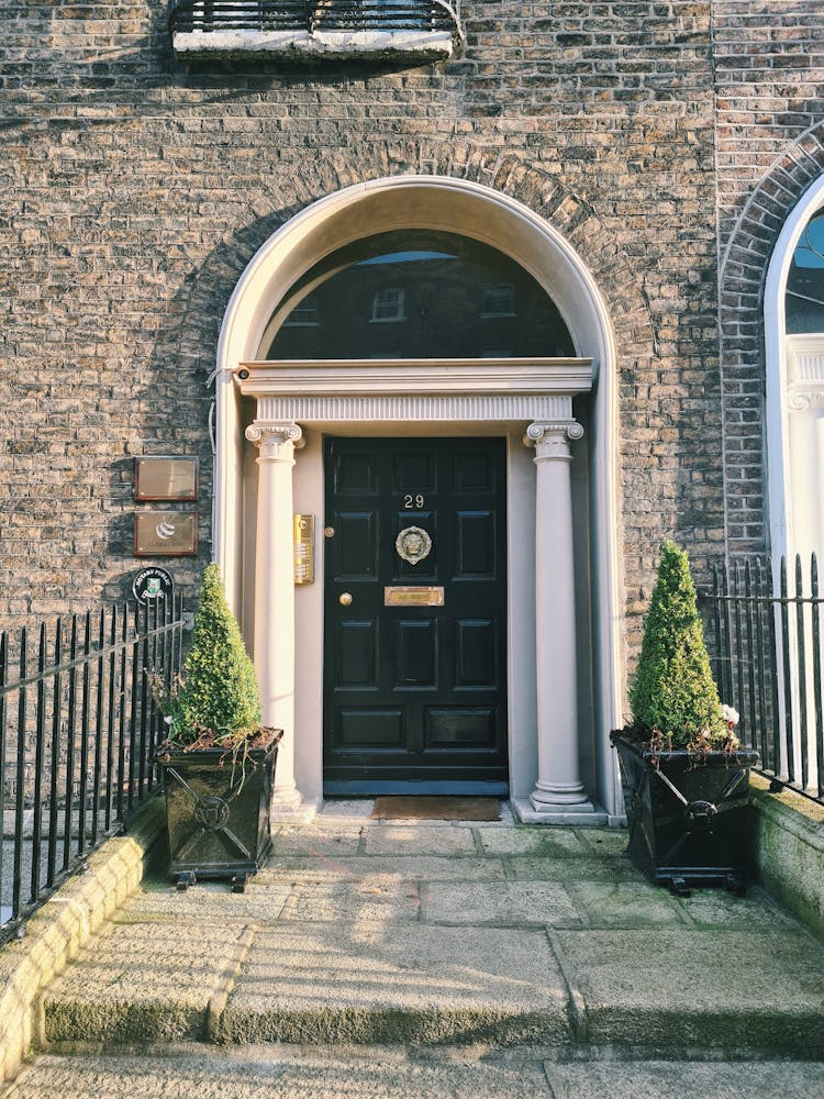 Front Door Of A Building In 