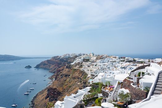 Private caldera catamaran with chef — Santorini
