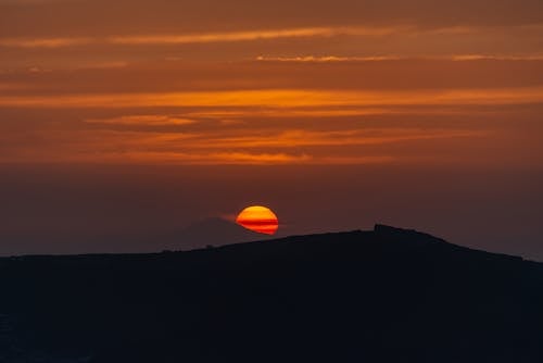 ฟรี คลังภาพถ่ายฟรี ของ ซิลูเอตต์, ดวงอาทิตย์, ตะวันลับฟ้า คลังภาพถ่าย