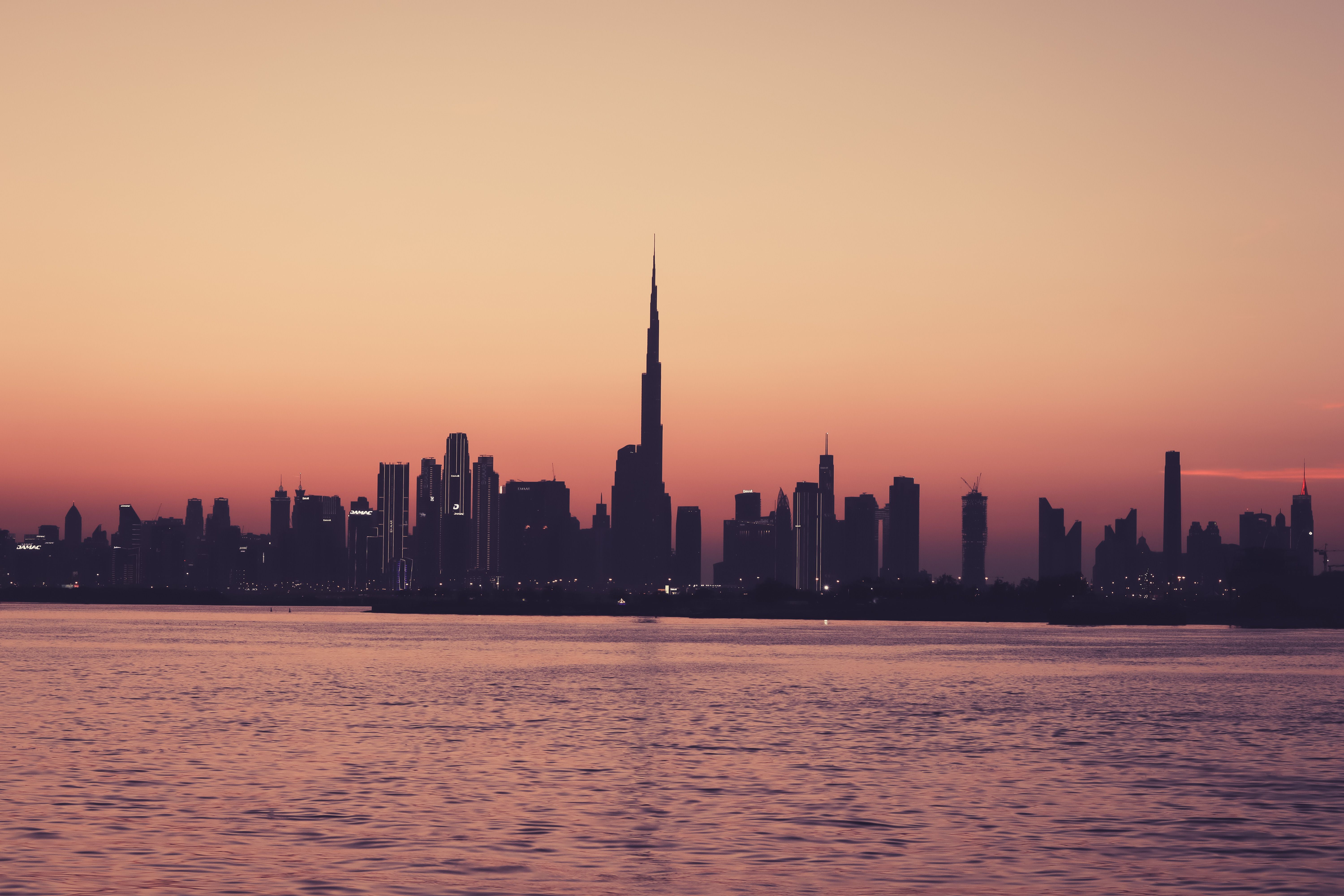 Dubai Skyline at Dusk · Free Stock Photo