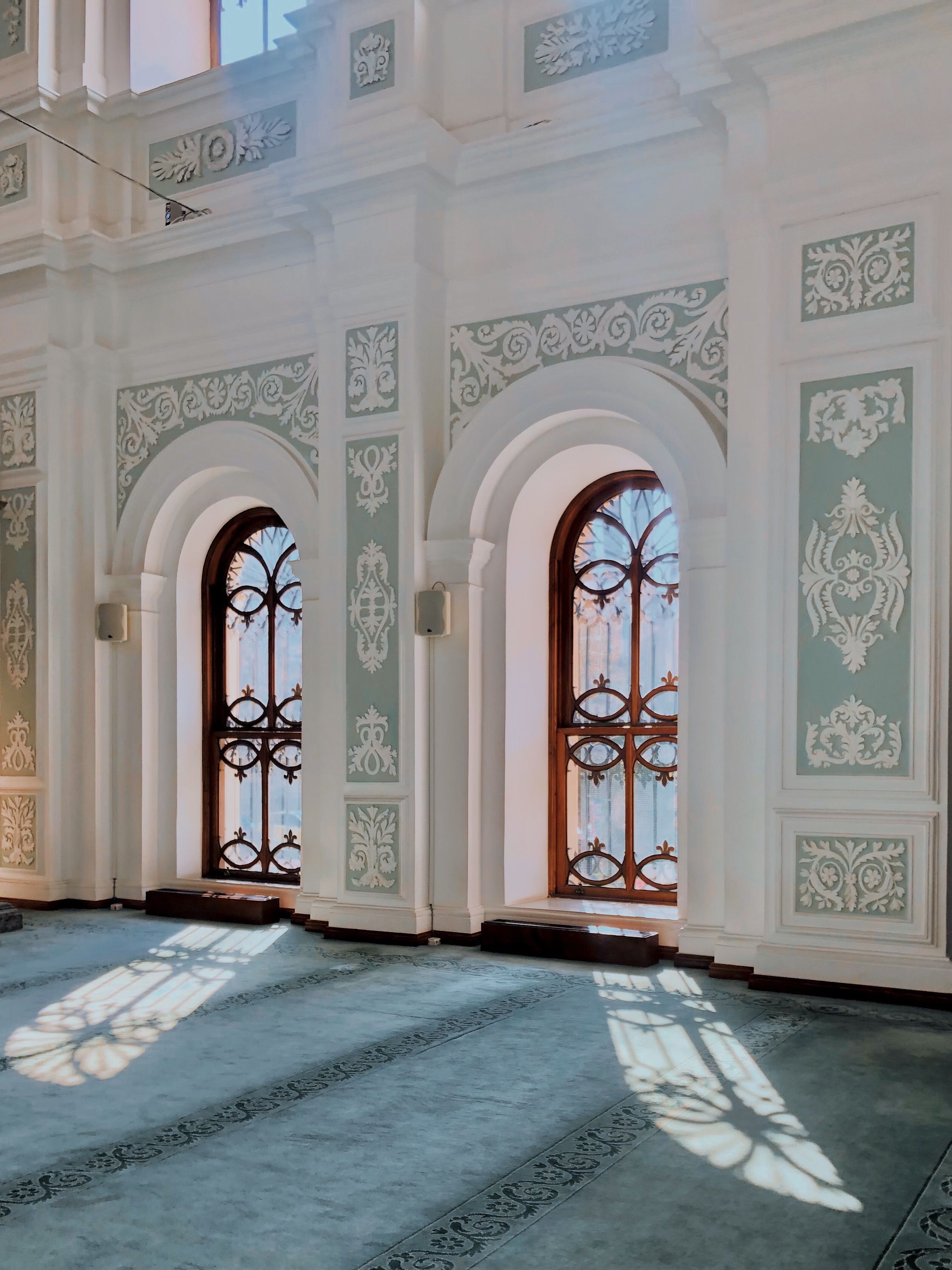 Wooden Windows in Traditional Ornate Mosque · Free Stock Photo