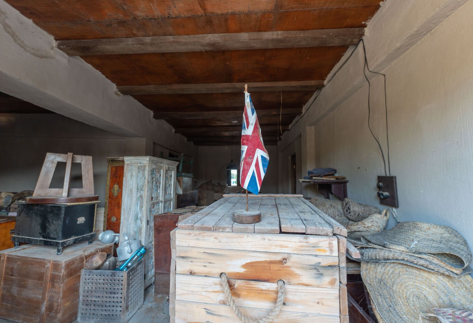Reading — belongings being loaded for transport to storage