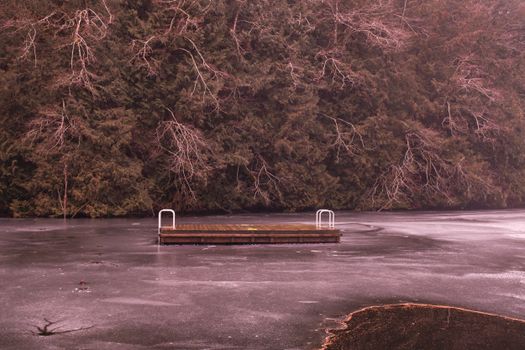 frozen lake