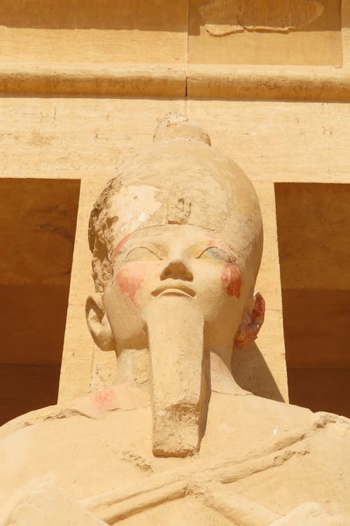 Sculpture of Pharaoh in Egypt