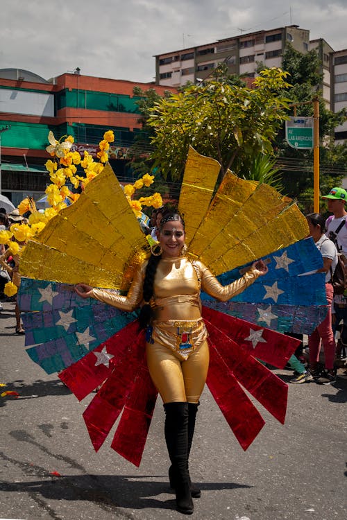 Dancer in Costume during Parade