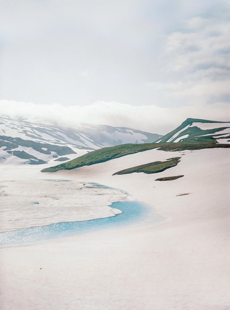 Scenic Photo Of Snow Capped Mountain