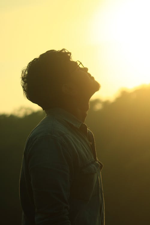 Photo of Man Looking Up