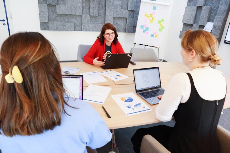 Women Working In An Office 