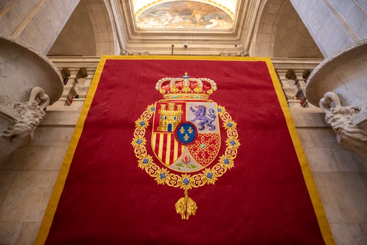 Royal Emblem On Wall