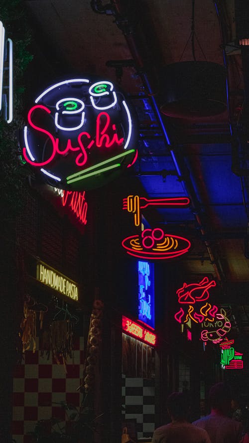 Neon Sushi Sign