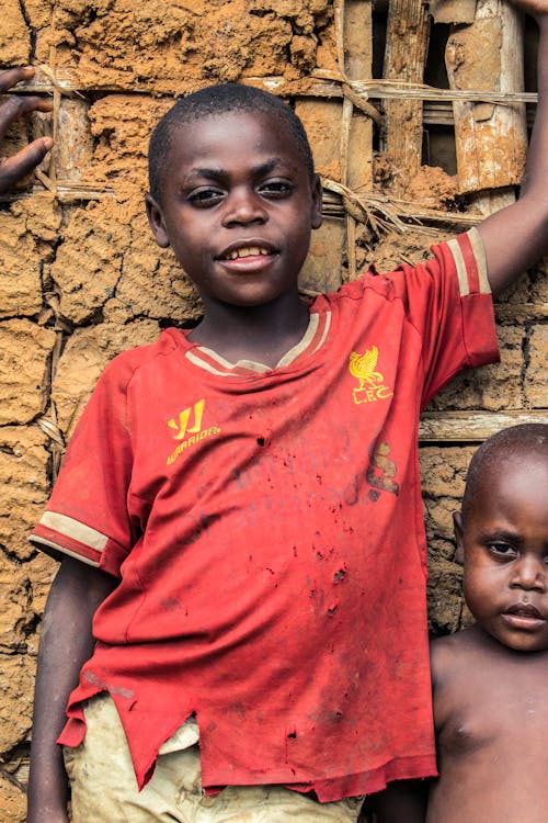 Boy in Liverpool T-shirt