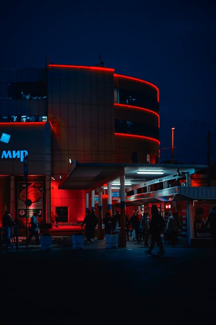 Radio City Music Hall during Night Time · Free Stock Photo