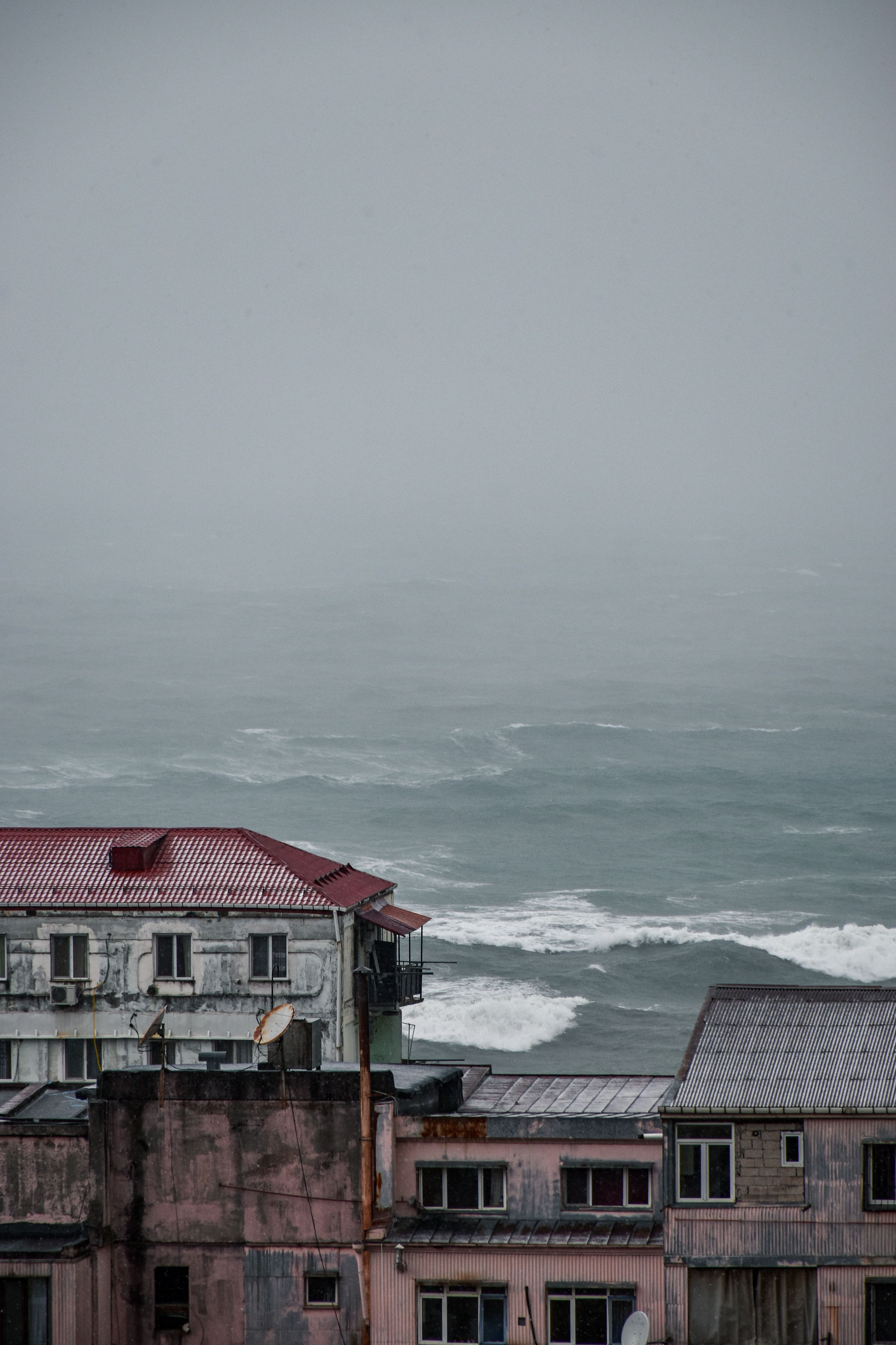 Photo of Buildings with a View of the Sea · Free Stock Photo