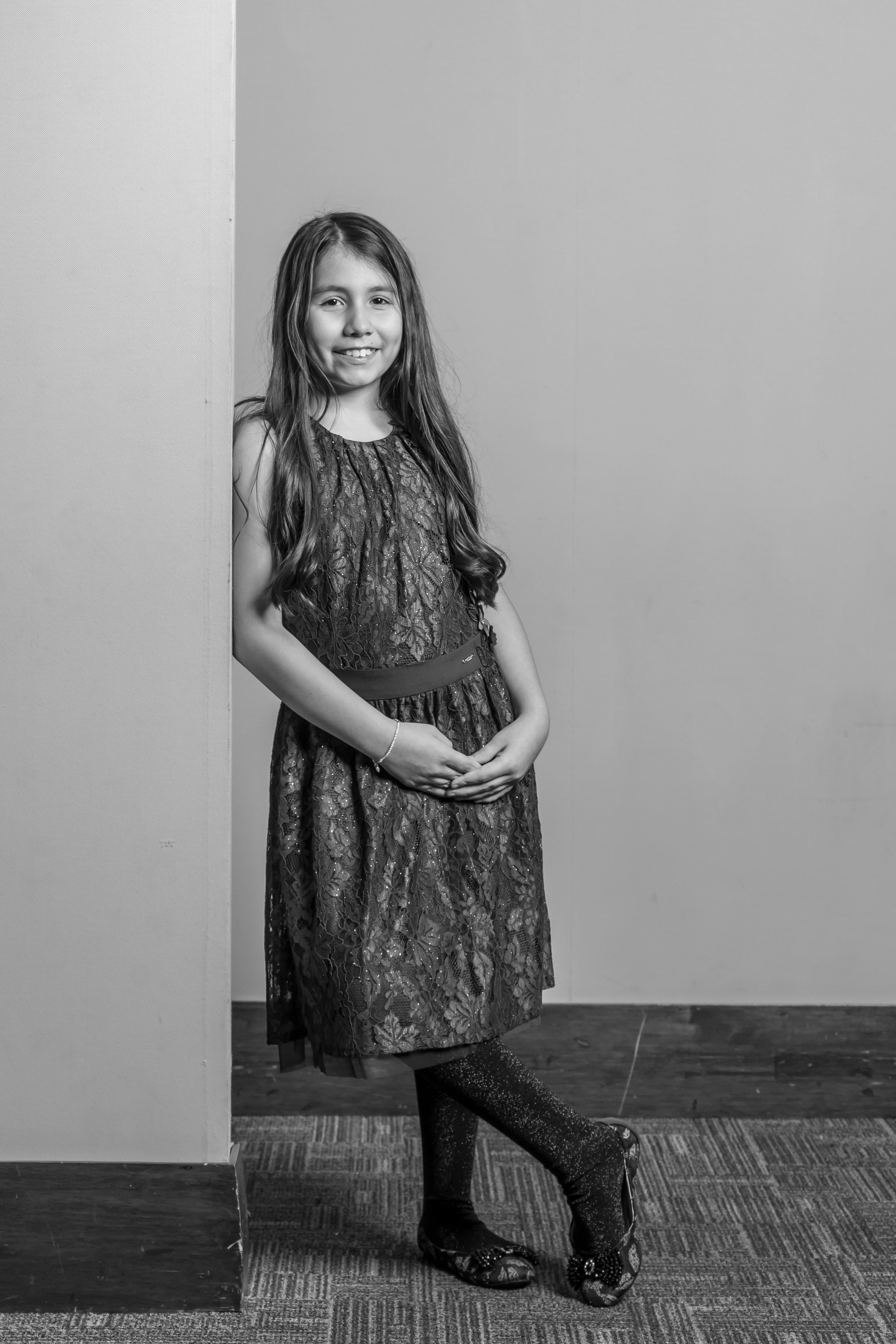 Child Model in Elegant Dress · Free Stock Photo