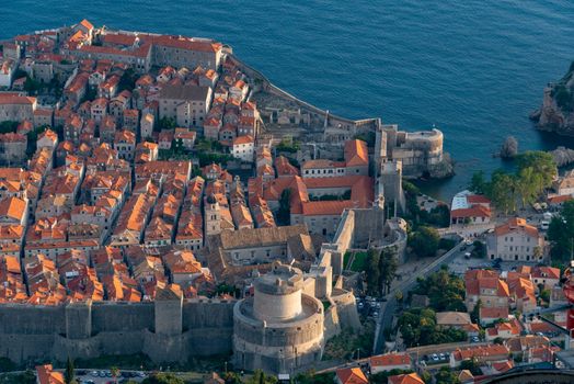 City Walls walk at sunset with a historian — Dubrovnik