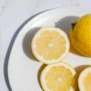 Healthy Lemon Fruits in Plate