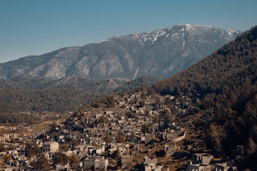 Foto d'estoc gratuïta de cases, ciutat, foto des d'un dron