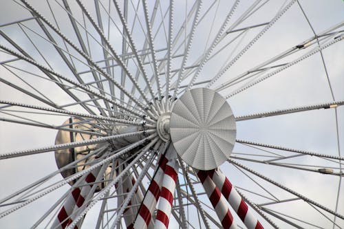Close-up on Centre of Ferris Wheel