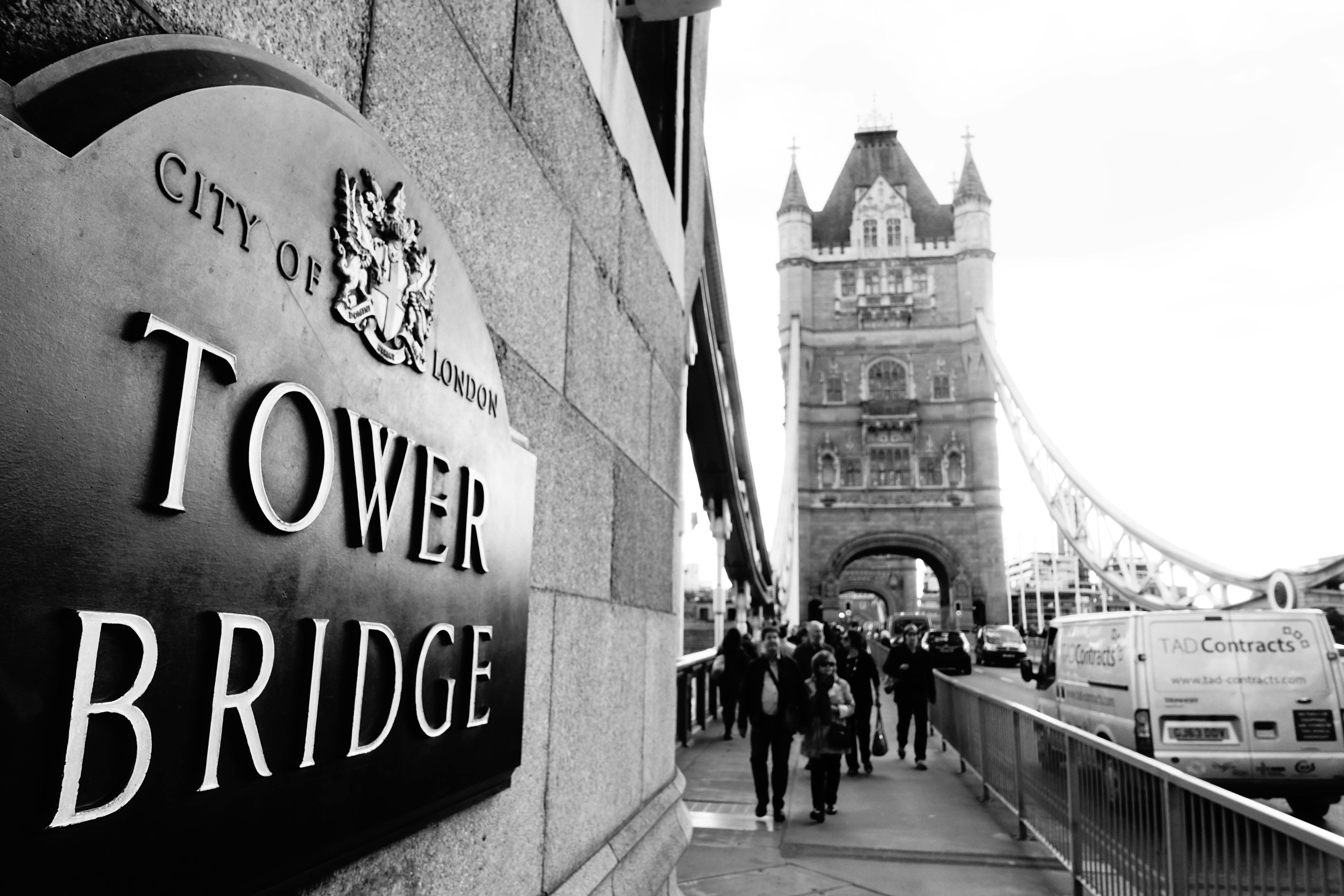 Photo Gratuite De Londres Noir Et Blanc Pont