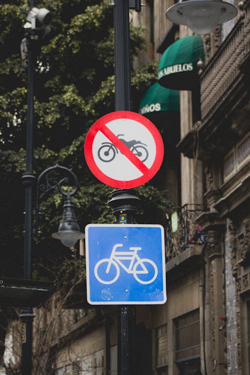 Ảnh lưu trữ miễn phí về bắn dọc, biển báo làn đường dành cho xe đạp, các thành phố