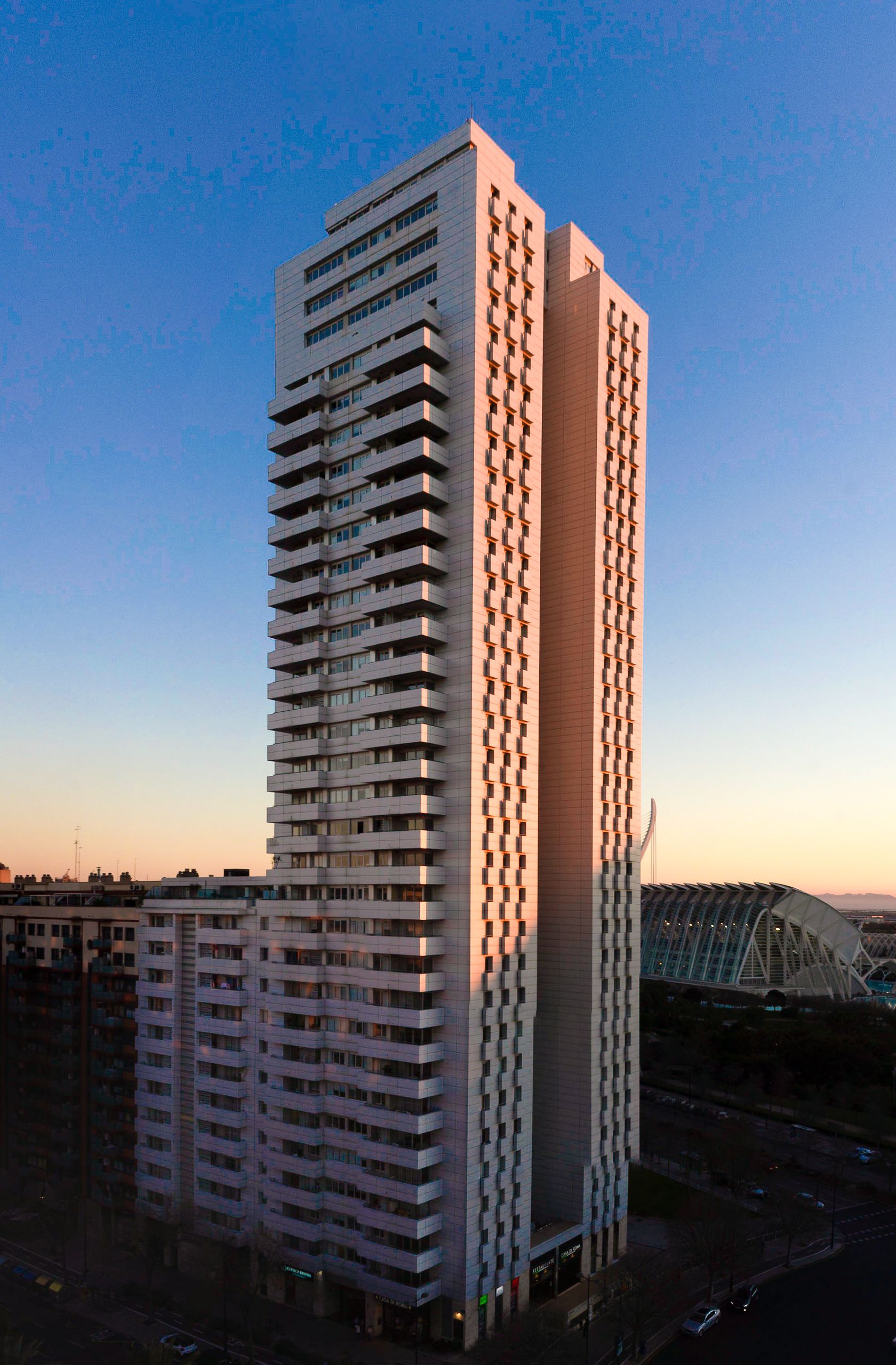 High Rise Residential Building Towering above City · Free Stock Photo