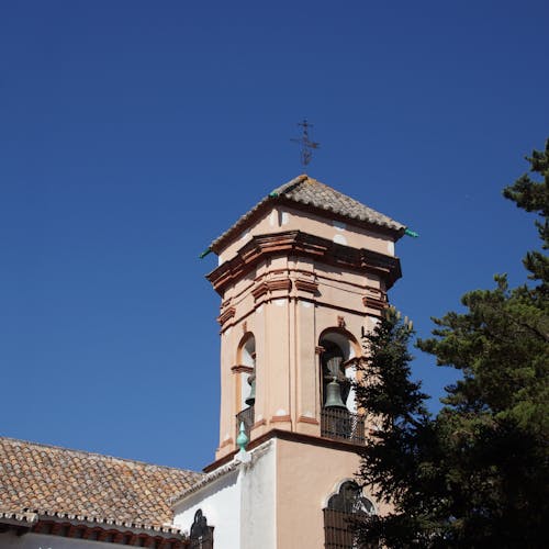 Sunlit Church Tower