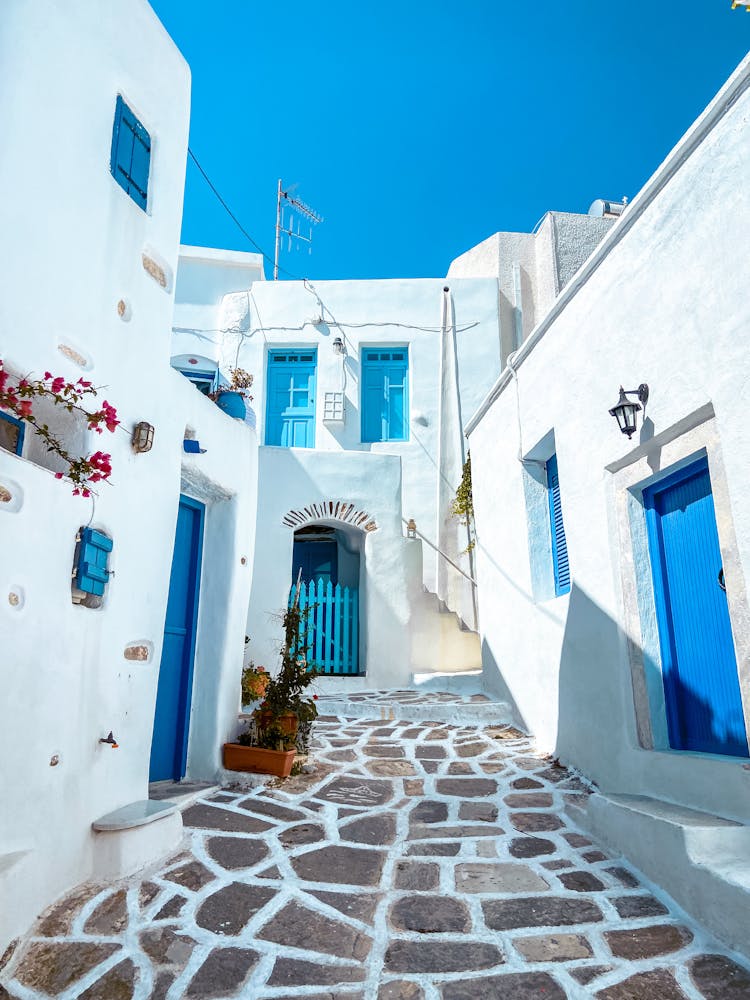 Alley In Greek Town