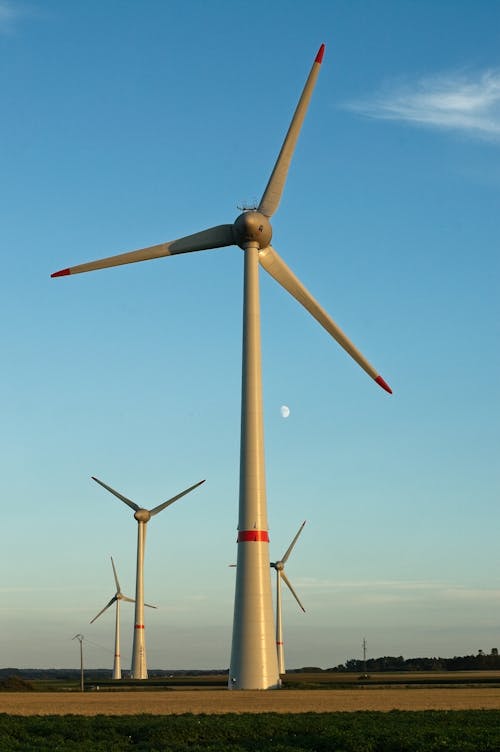 A Wind Turbine Generating Energy