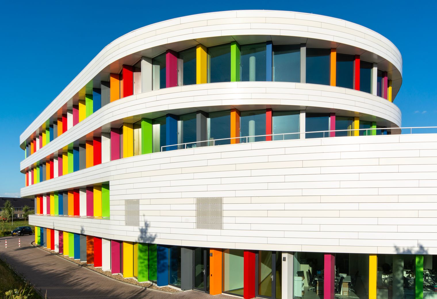 Commercial Decorating in Clapham — walls rolled to an even, flat finish