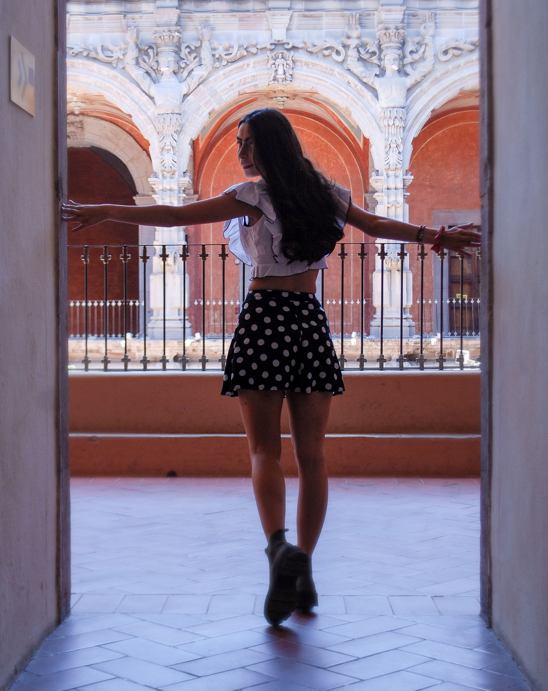 Brunette Woman in Skirt · Free Stock Photo