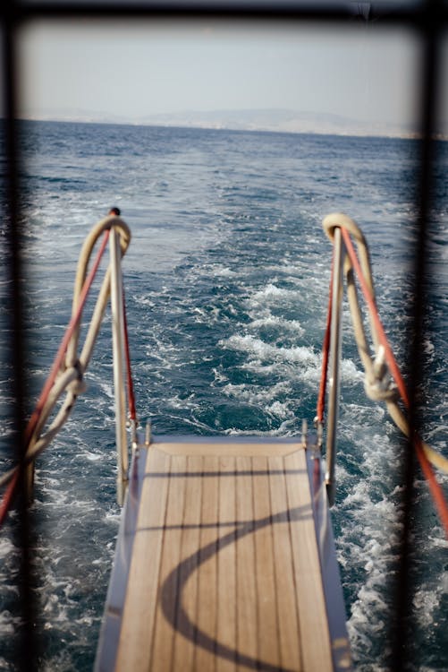 Wooden Platform on Sailing Vessel