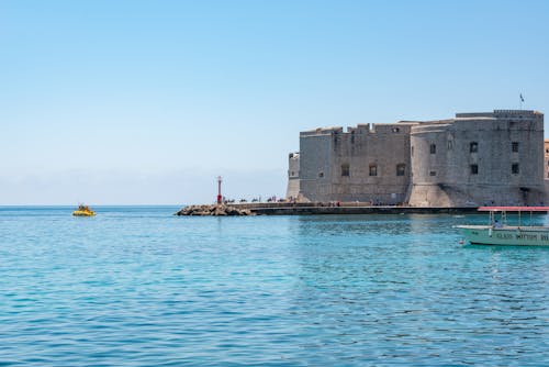Fortification on Sea Shore in Dubrovnik