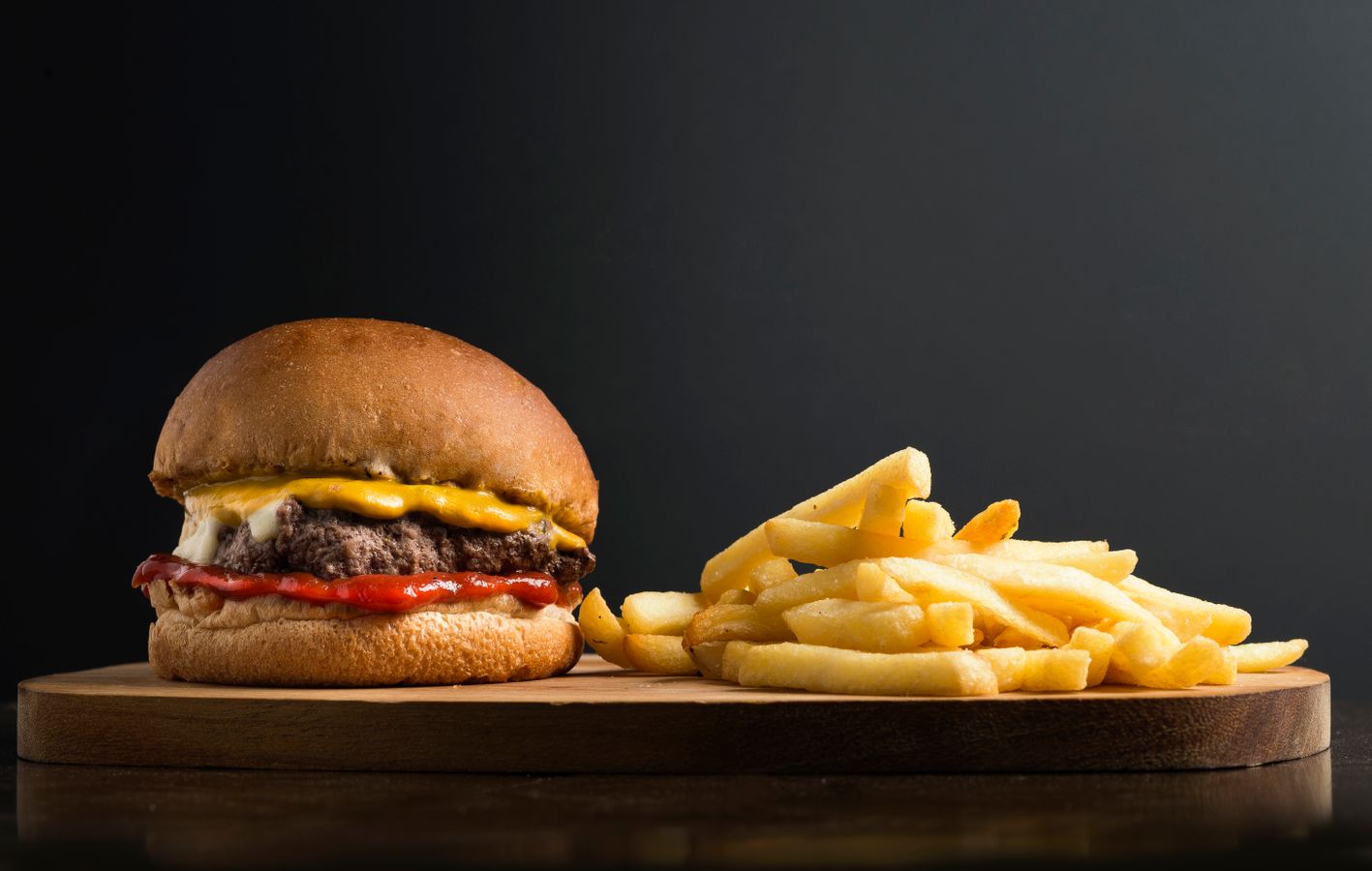 Frietkar op de bouwplaats