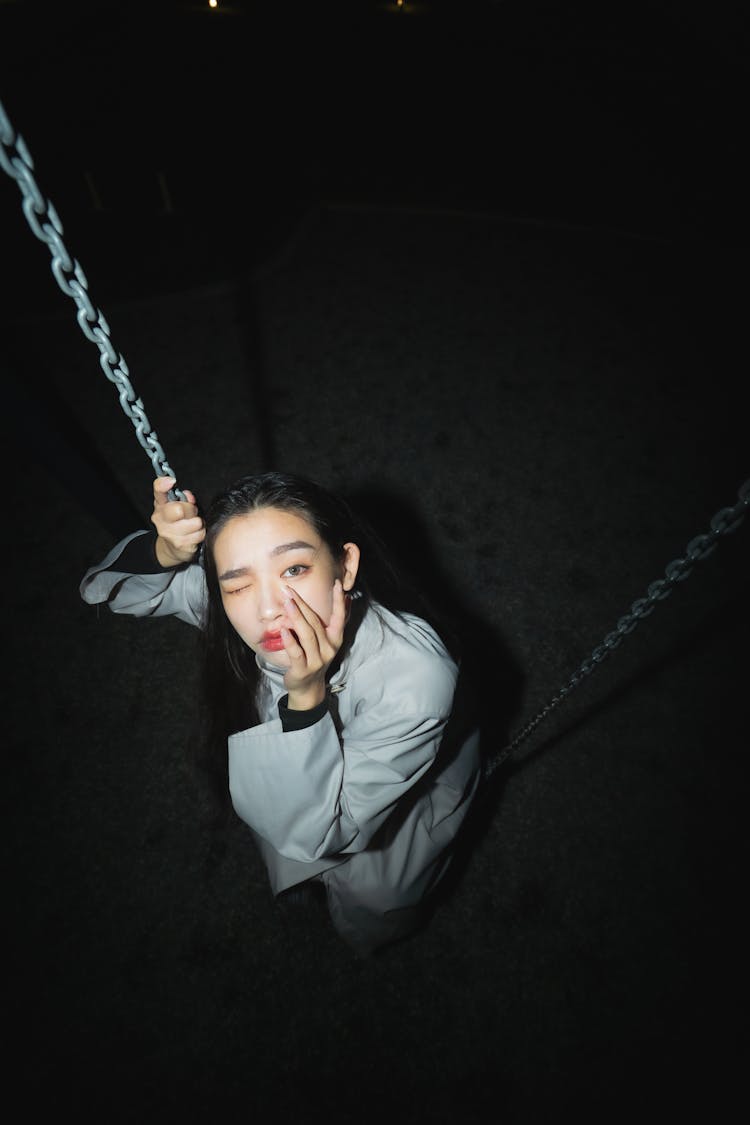 Woman On A Swing 